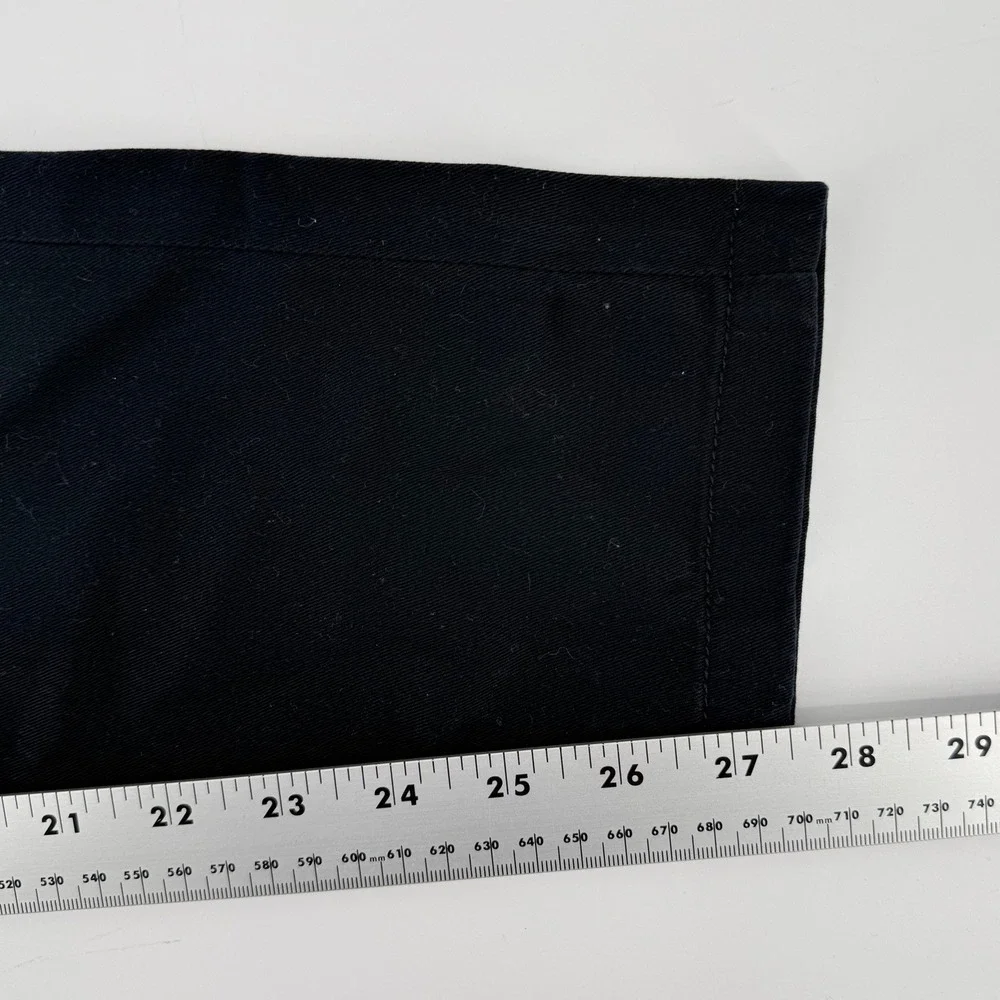 NWT Abercrombie Kids Boys Chino Pants Navy Blue Stretch Twill 9/10‎ Long School